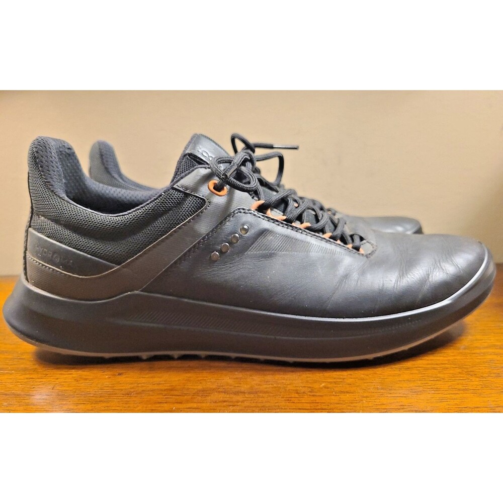 ECCO M GOLF MEN CORE 100804 51052 Black Size 10-10.5 FLUIDFORM Water Repellent